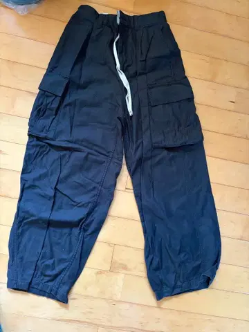 블랙 카고 팬츠 M 사이즈