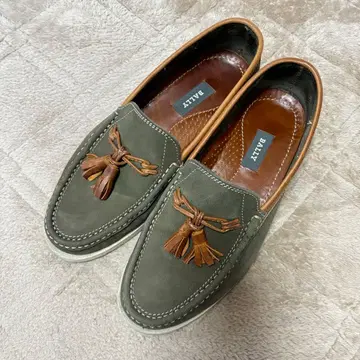 BALLY 스웨이드 태슬 로퍼