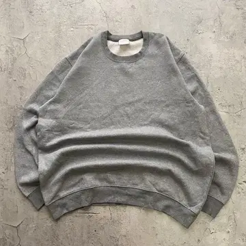 컬럼비아 USA 구제 의류 자수 원 포인트 맨투맨 트레이닝복 XL 그레이