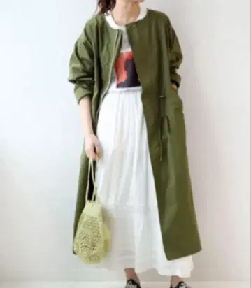 journal standard relume 노카라 카키 모즈 코트