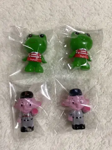 케로짱 코로짱 인형 4개 세트 야구 버전 사토제약 레어