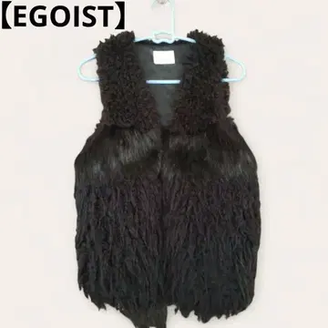 [ 시착 정도 ] EGOIST 퍼 베스트 FREE SIZE