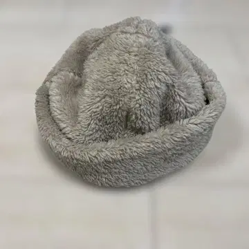 halo commodity 퍼 소재 모자 그레이