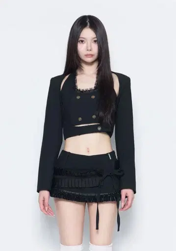 theredthread S 레이스 트리밍 수트 앙상블