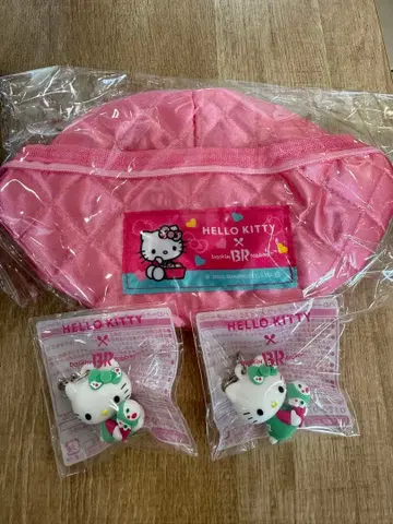 서티원 x 키티 콜라보 파우치 & 참 세트