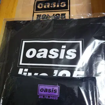 oasis 도쿄돔 라이브 live25 티셔츠 백
