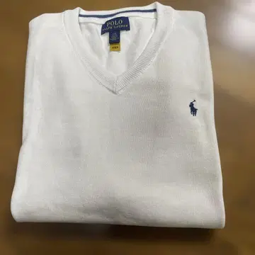 폴로 랄프로렌 스웨터 화이트
