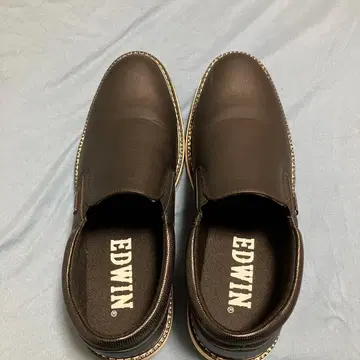 EDWIN 블랙 로퍼 합성 피혁 [ 27cm ]