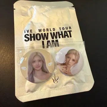 IVE 왈츠 MD 캔뱃지 가을