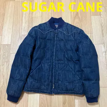 SUGAR CANE 데님 다운 자켓