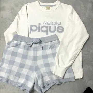 gelato pique 깅엄 체크 세트