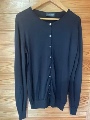 JOHN SMEDLEY 존스메들리 가을/겨울 크루넥 가디건 블랙