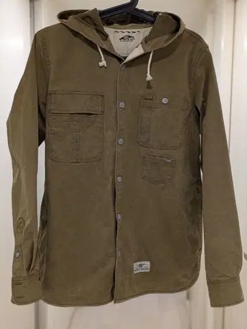 VANS 오일드 크로스 후드 부착 셔츠 자켓