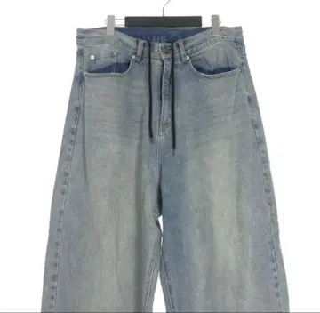 화이트랜드 WHITE LAND 와이드 데님 팬츠 청바지