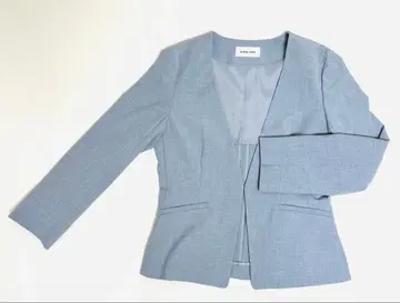 새상품급 글로벌 워크 2세트 노카라 자켓 라이트 그레이 네이비