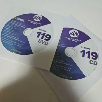 Zumba 119 DVD & CD 세트