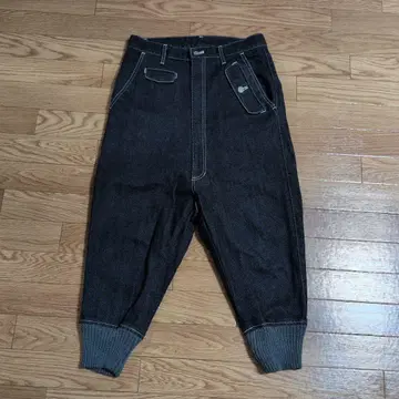 새상품급 멜로즈 사루엘 팬츠 데님 청바지