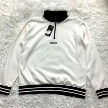 미사용 새상품 택 포함 엄브로 하프 지퍼 맨투맨 트레이닝복 남성용