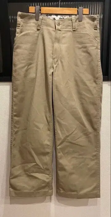 00s USA 벤데이비스 프리스코 팬츠 고릴라 컷 베이지