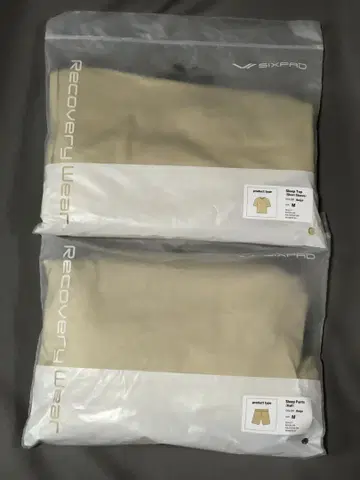 SIXPAD 리커버리 웨어 슬립 탑, 슬립 팬츠 M 사이즈