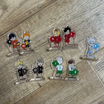 하이큐전 아크릴 mini 피규어 하이큐 아크릴 스탠드 9개