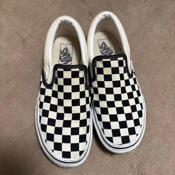 VANS 체커 패턴 슬립온