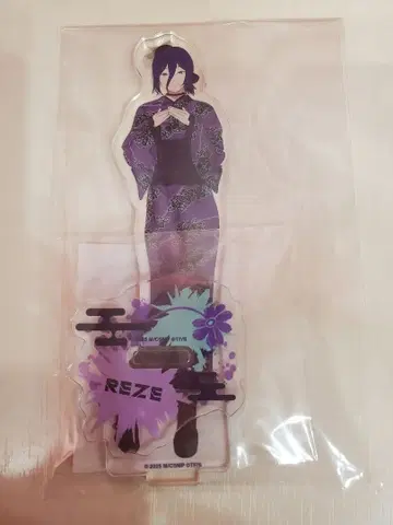 체인소 맨 축제 아크릴 스탠드 레제 오사카 한정판 팝업