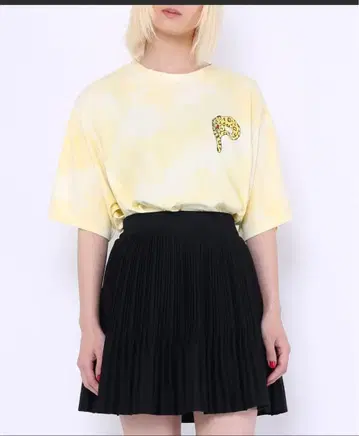 PUNYUS 플리츠 미니 스커트