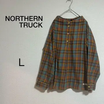 여성용 NORTHERN TRUCK 체크 무늬 티셔츠