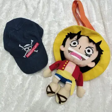USJ 공식 몽키 D 루피 캡 덤 봉제 인형 세트