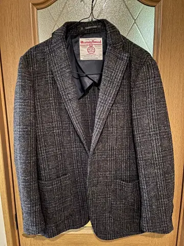 해리스 트위드 테일러드 자켓 L 사이즈