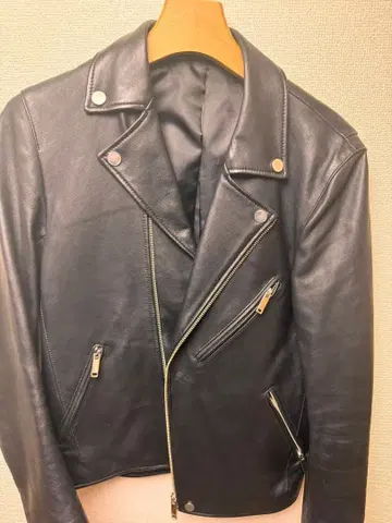 STUDIOUS 더블 라이더 자켓