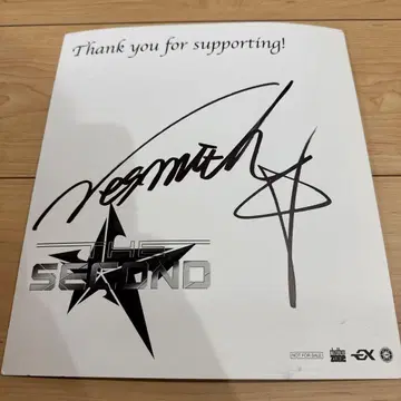 THE SECOND 사인 포함 포스터