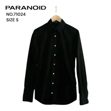 PARANOID 블랙 셔츠 NO.71024 S