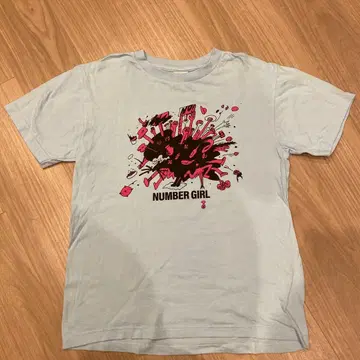 NUMBER GIRL 투어 [  ] T셔츠 넘버걸 스카이블루