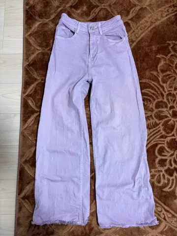 PUBLIC DENIM 라벤더 와이드 레그 데님