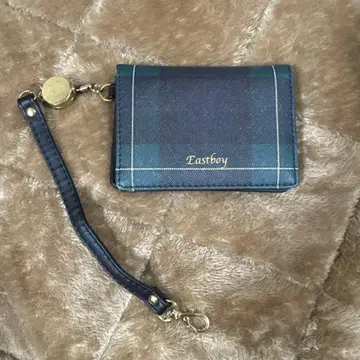 Eastboy 체크 무늬 패스 케이스