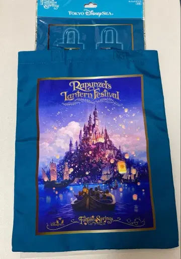 디즈니씨 판타지 스프링스 라푼젤 토트백