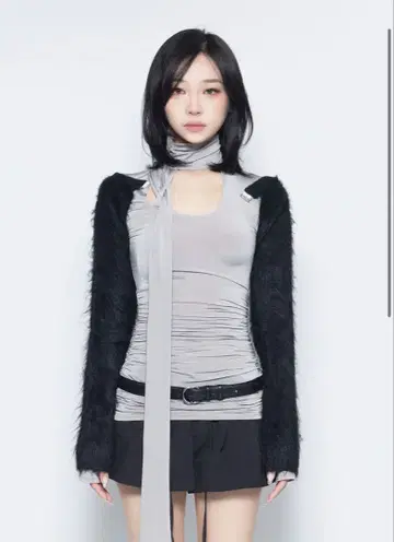 S fuzzy tops cropped theredthredad