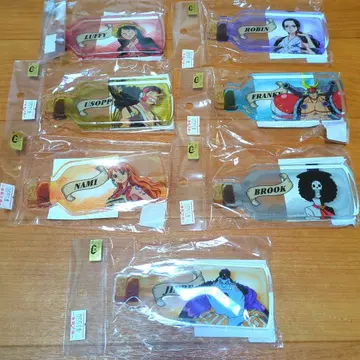 ONE PIECE 아크릴 페이퍼 웨이트 7개 세트