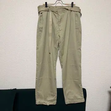 MAISON EUREKA 벨티드 치노 팬츠