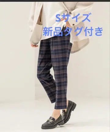 [택 포함 새상품] 글로벌 워크 따뜻한 예쁜 실루엣 테이퍼드 팬츠 S