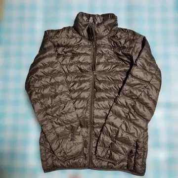 브라운 다운 자켓 유니클로