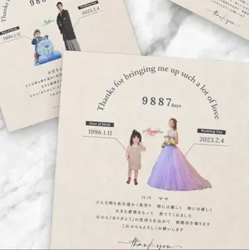 부모님 증정품 육아 감사장