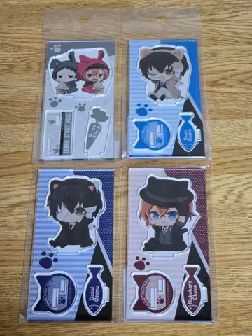 #1570 문호 스트레이독스 아크릴 스탠드 4팩 세트