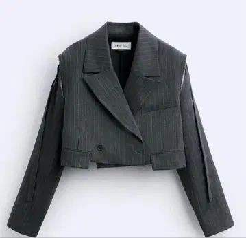 ZARA MAISON SPECIAL 스트라이프 크롭 자켓