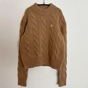 폴로 랄프로렌 모크넥 케이블 니트