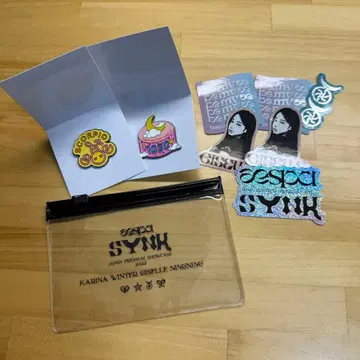 aespa 지젤 핀 배지 스티커 SYNK HYPER LINK