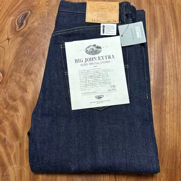 BIG JOHN XX001 천연 아이젠 데님 팬츠