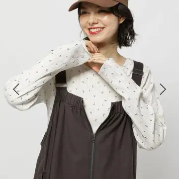 니코앤드 아이렛 골지 레이스 풀오버 아이보리 꽃